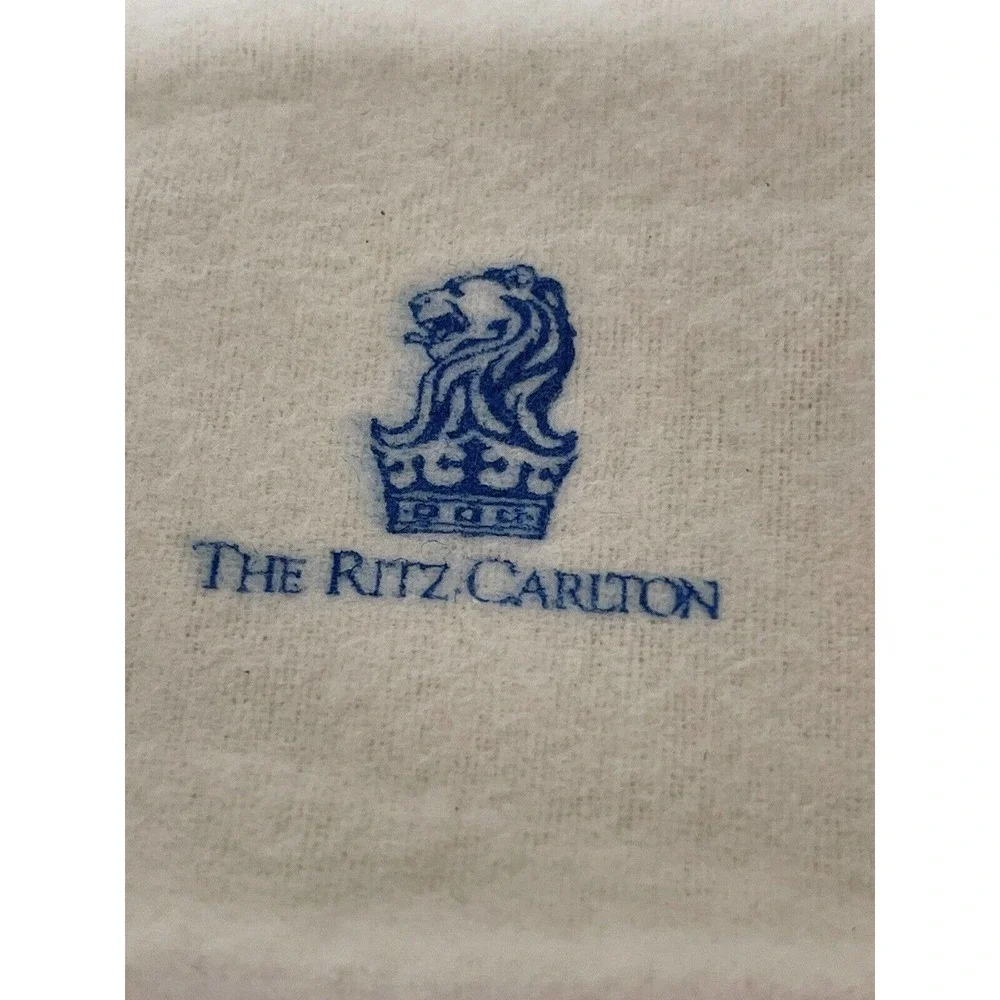 The Ritz-Carlton White Embroidered Wash Cloths - Set of 2